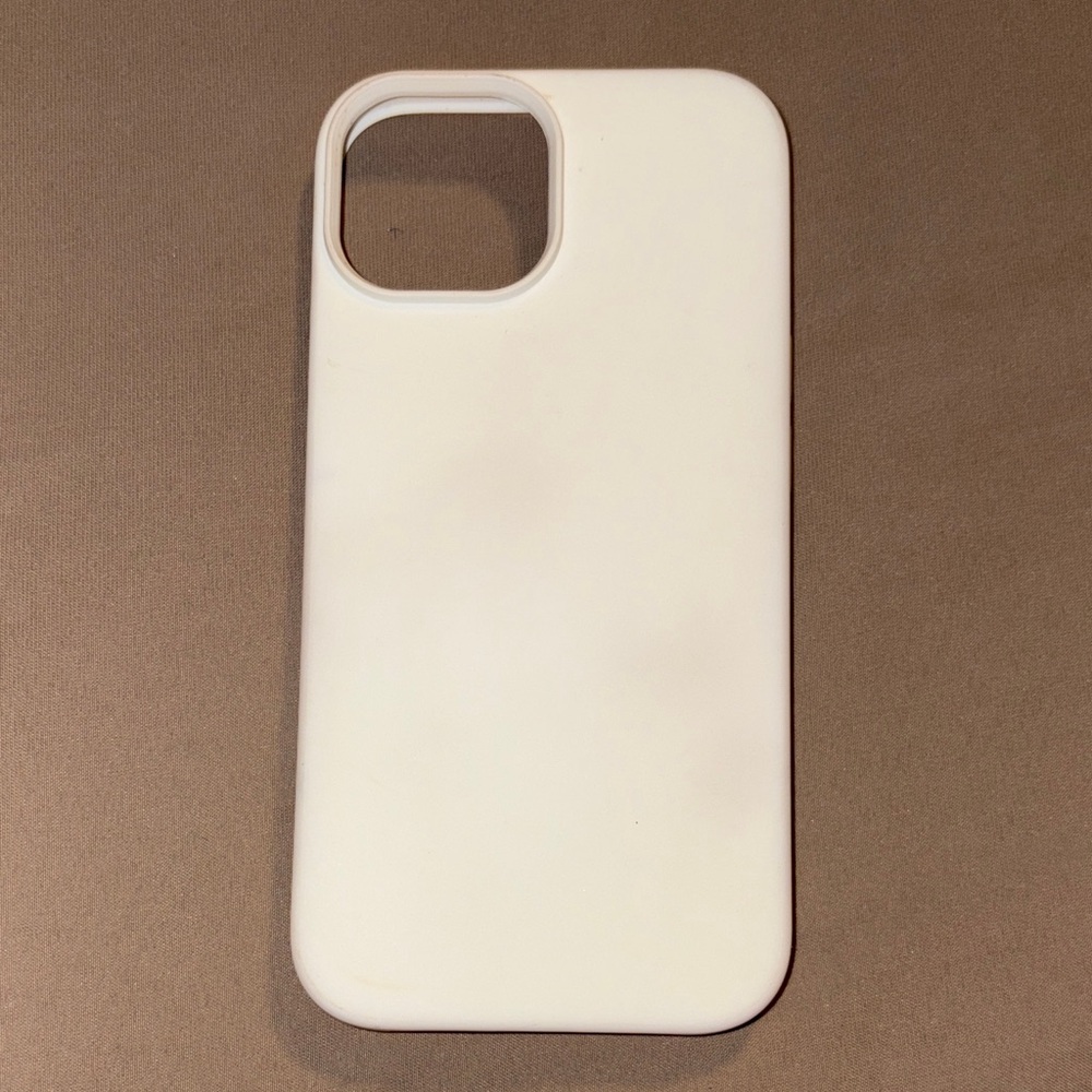 White Silicone Phone Case
